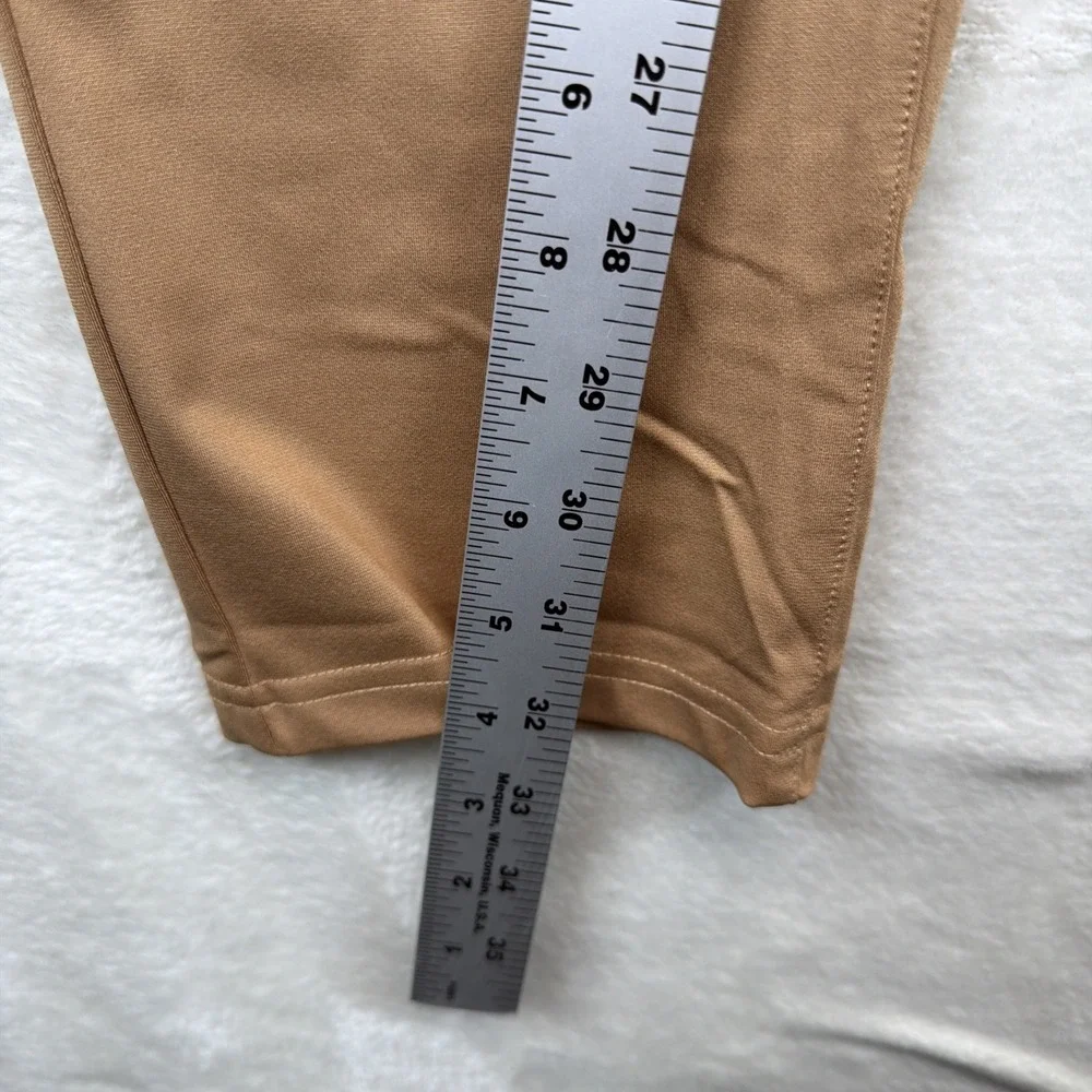 Barbell Apparel Mens Chino Pants 32 Brown Athletic Fit Stretch Performance